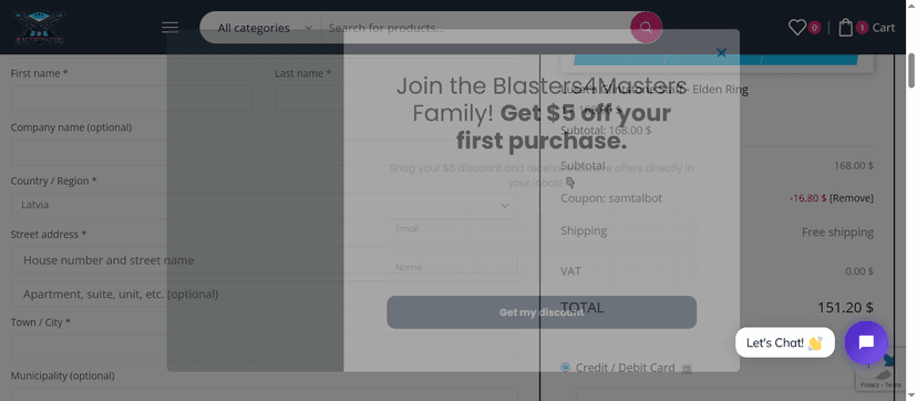 Blasters4Masters Coupon Code - Get 10% Off on Gaming Accessories